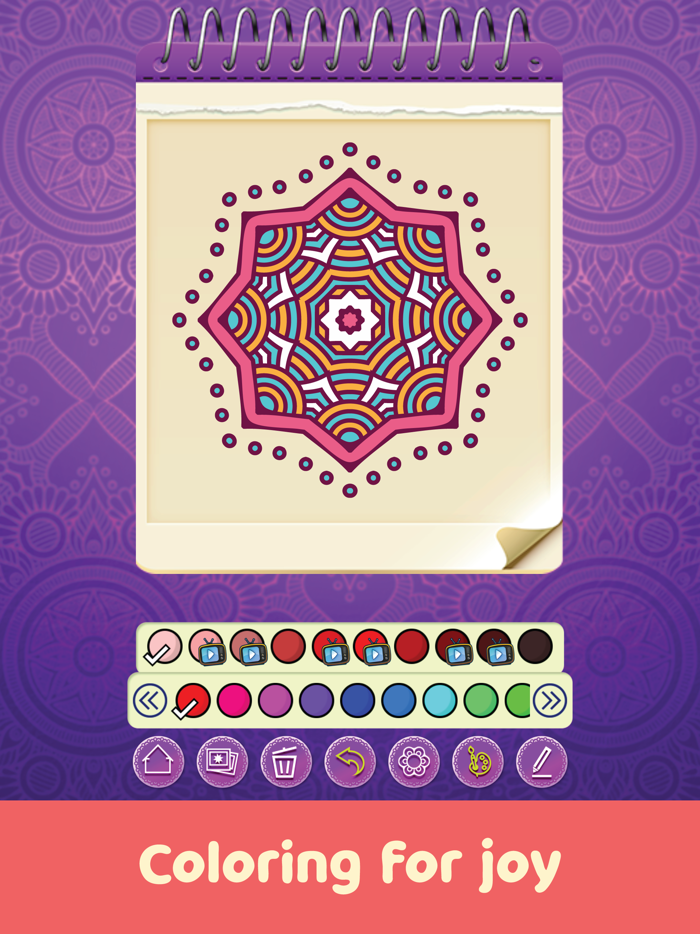Mandala Coloring Book®