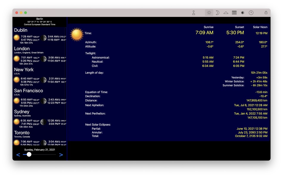 #2. LunaSolCal Max (macOS) Podle: Volker Voecking Software Engineering