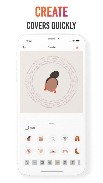 Highlight Cover Maker + Icons Screenshot