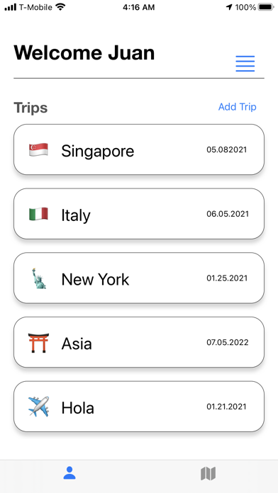 Trips - plan together Screenshot