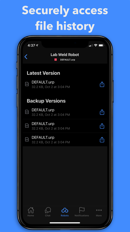 #3. Beacon for Universal Robots (iOS) 게시자: Hirebotics