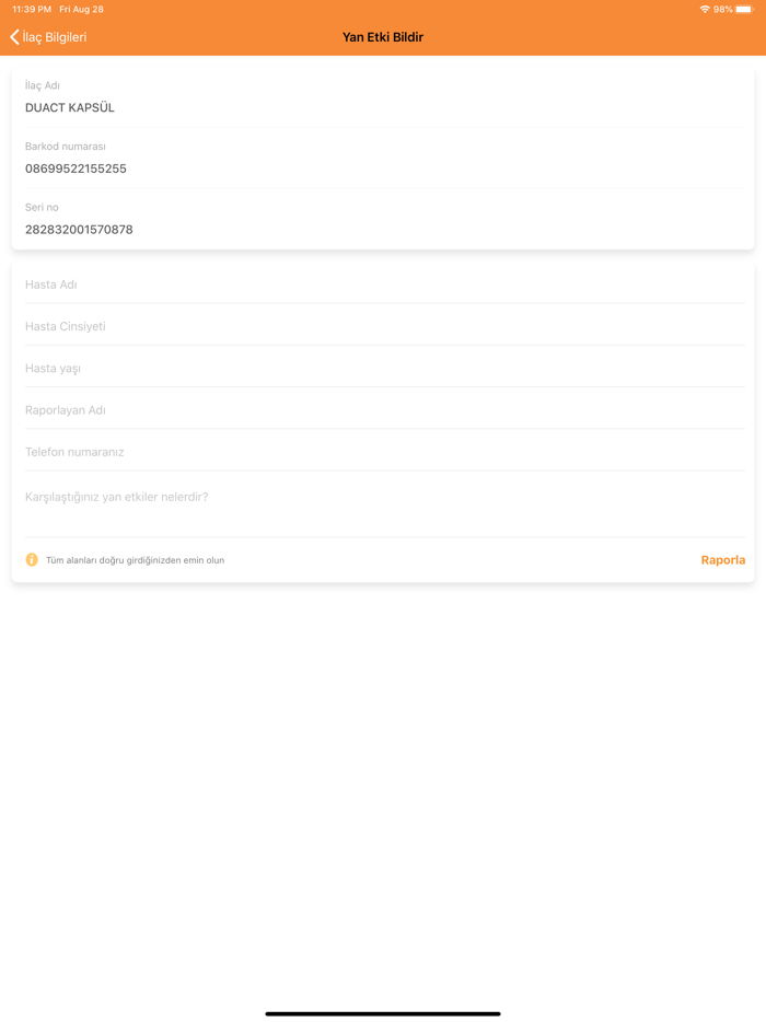 İlaç Takip Sistemi İTS Mobil