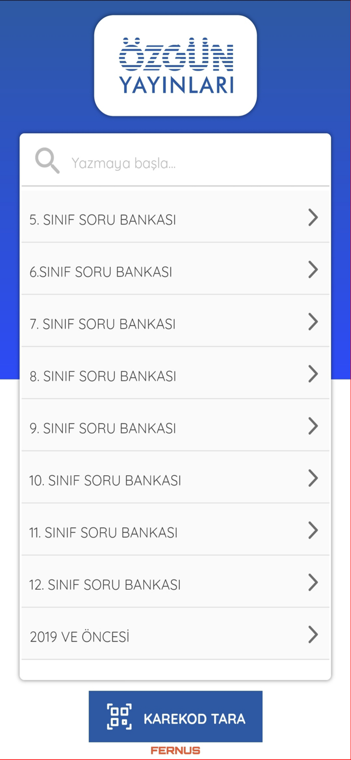 Özgün Yayınları Karekod