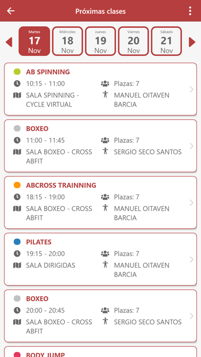 AB Fitness Screenshot