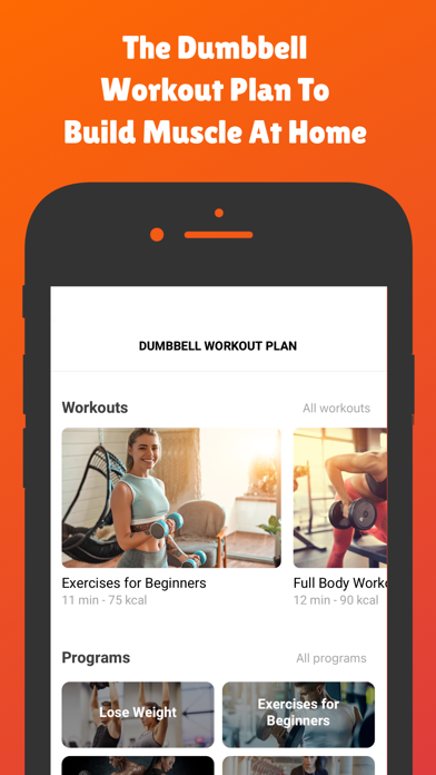 Home Workout With Dumbbells Screenshot