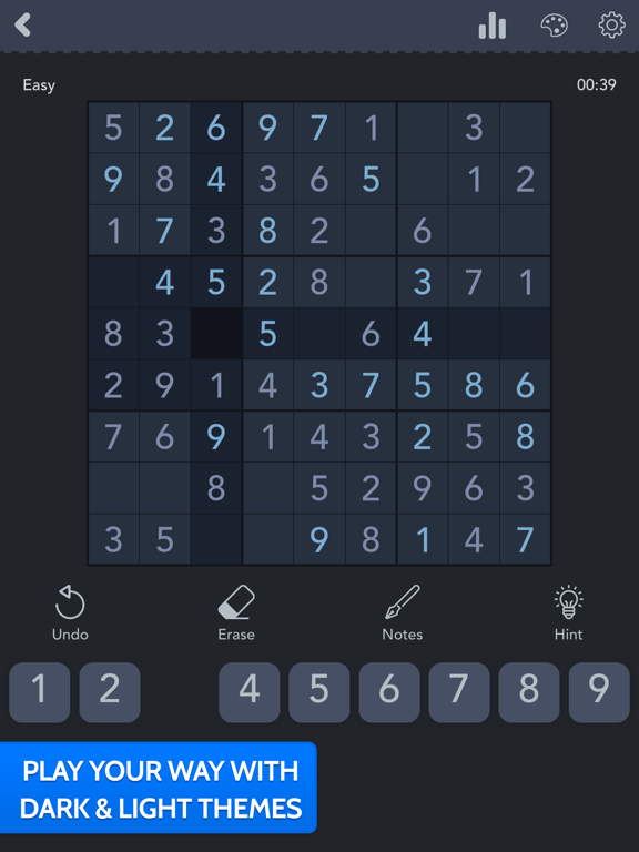 Sudoku | Keep your mind sharp! iPad screenshot 5 - Games app