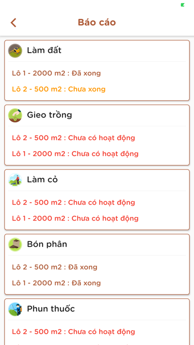 Nhật ký canh tác Screenshot