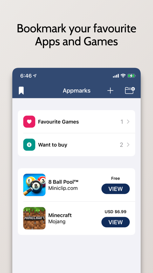 #1. Appmarks (iOS) 由: Liam Cottle