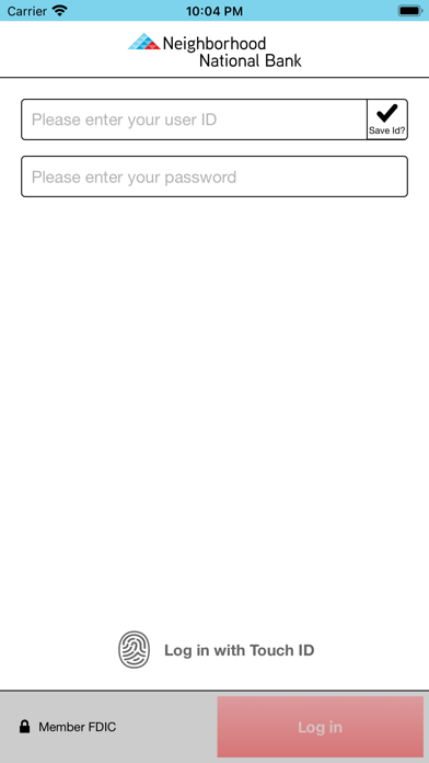 Neighborhood Nat’l Bank Biz Screenshot