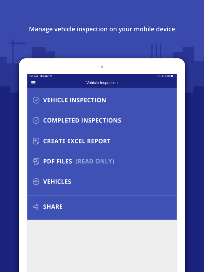 Inspect and Maintain Vehicles