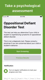 oppositional defiant d. test iphone screenshot 1