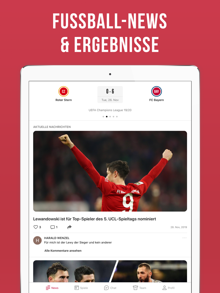 Bayern Live - Inoffizielle App