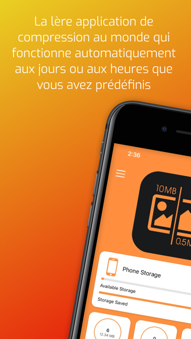 Screenshot #1 pour Auto Photo Compress