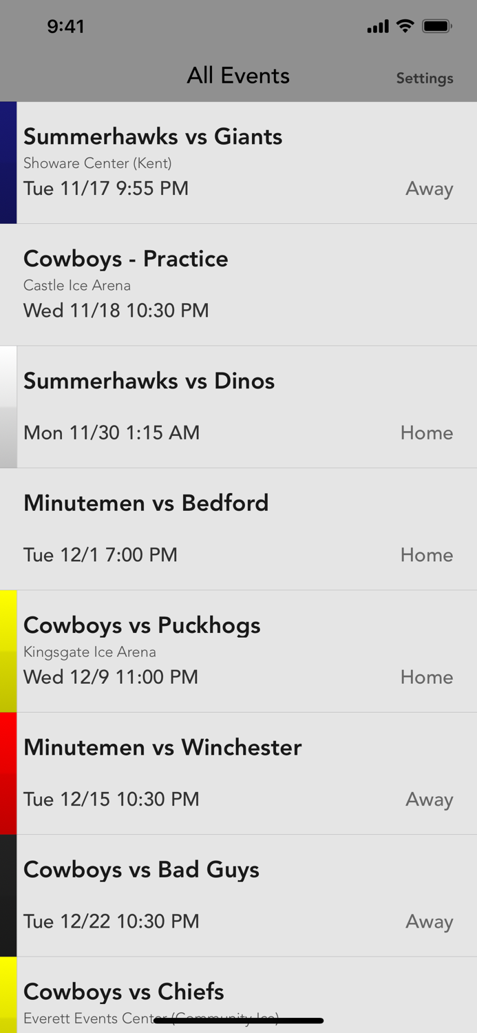 Gameday for Team Cowboy