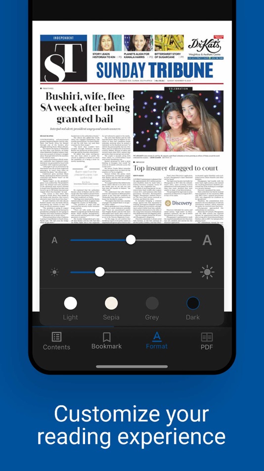 #5. Sunday Tribune SA (iOS) Podle: IOL
