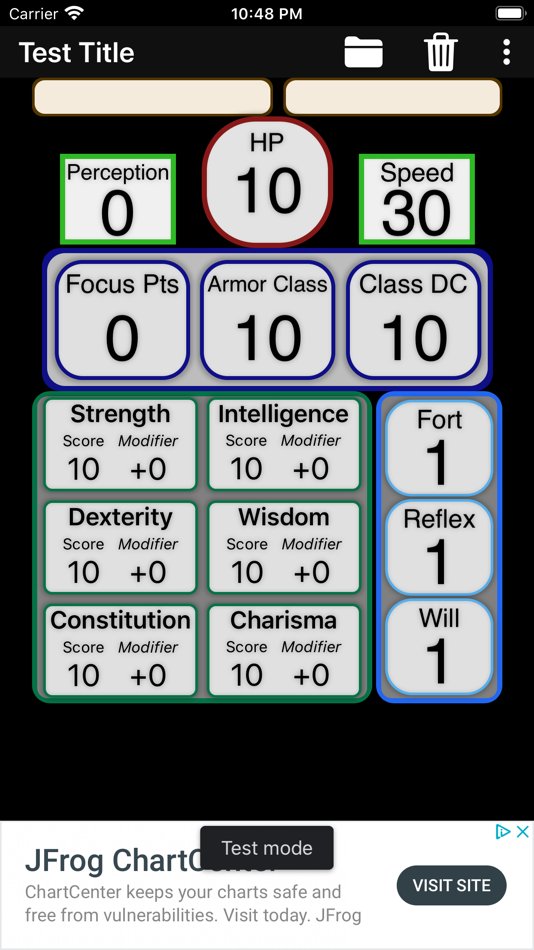 #1. Second Edition Character Sheet (iOS) 由: Walter Kammerer