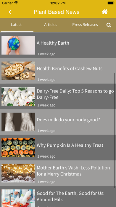 Almond and Oat Milk Delivery Screenshot