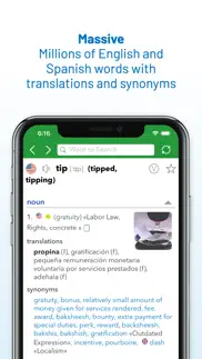 english spanish dictionary g. iphone screenshot 3