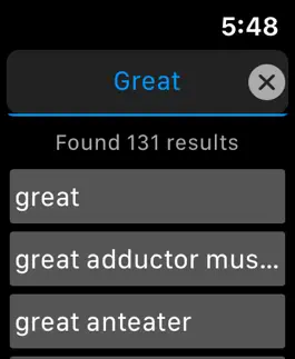 Game screenshot English Dictionary for Watch apk