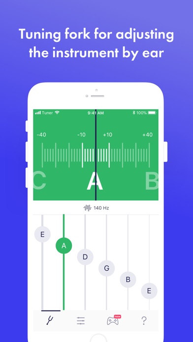 Tuner ONE: guitar & ukulele Screenshot