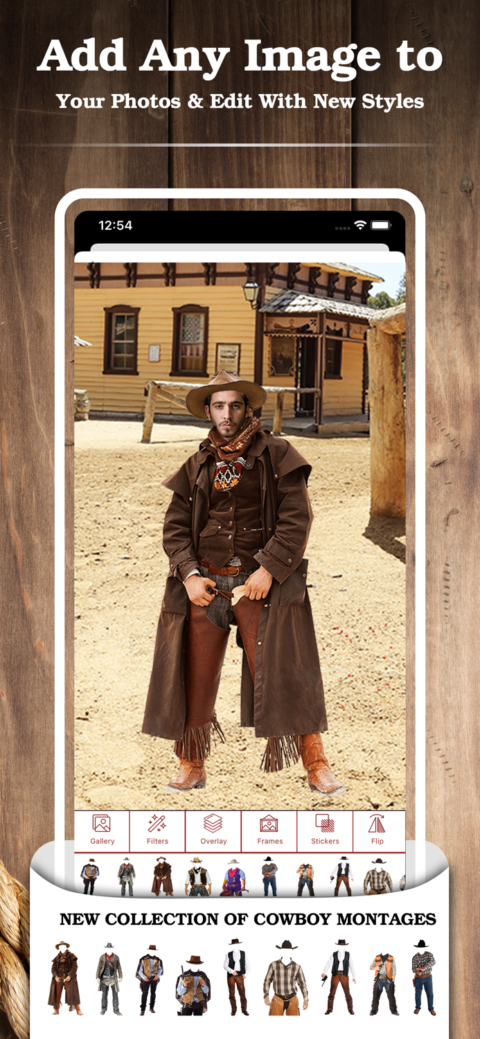 Cowboy Photo Montage Deluxe