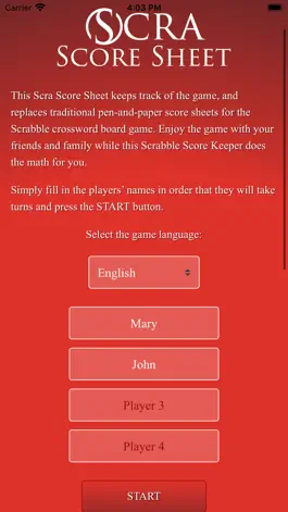 Game screenshot Scra Score Sheet hack