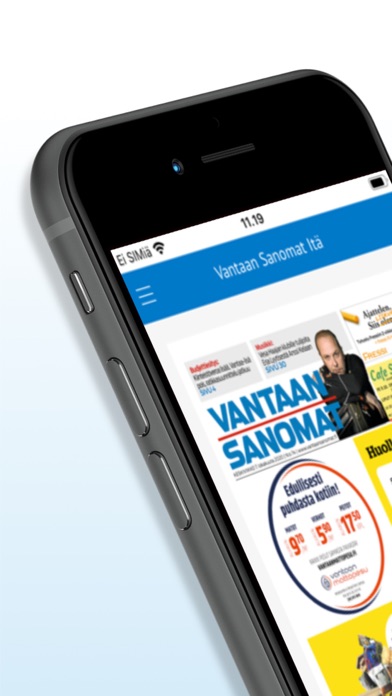 Vantaan Sanomat, päivän lehti Screenshot