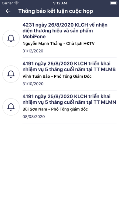 MobiFone Smart Office Screenshot