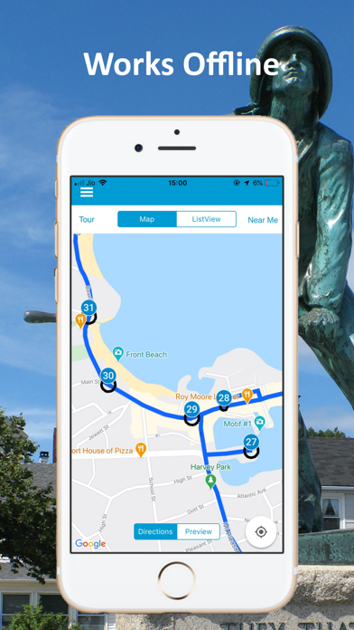 Scenic Cape Ann GPS Audio Tour Screenshot