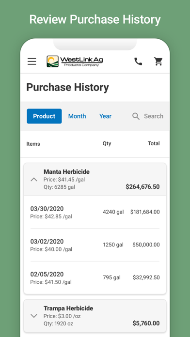 WestLink Ag Products Screenshot