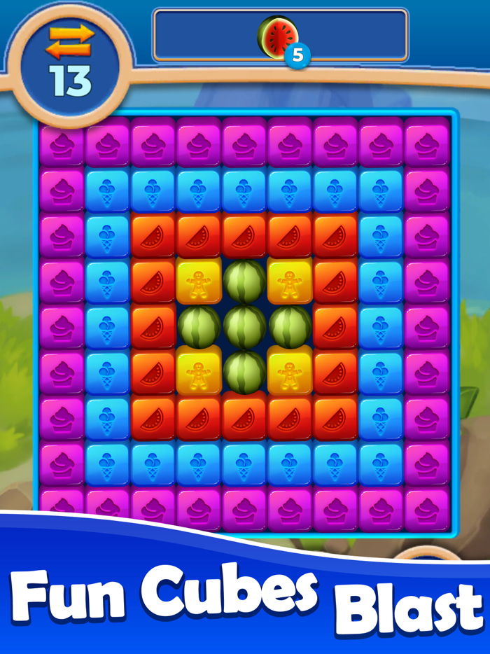 Cube Blast Match Pop Puzzle