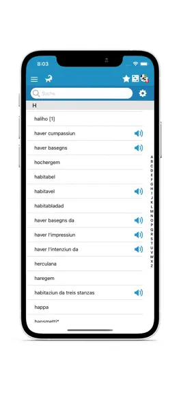 Game screenshot Wörterbuch Sursilvan apk