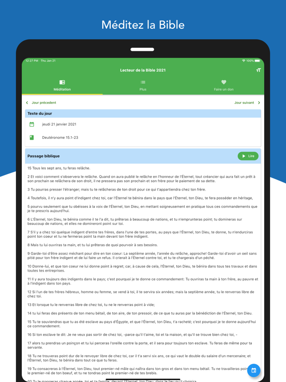 Screenshot #4 pour Lecteur de la Bible 2021