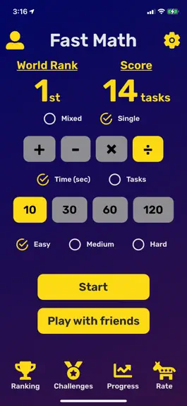 Game screenshot Speed Math - Human Calculator hack