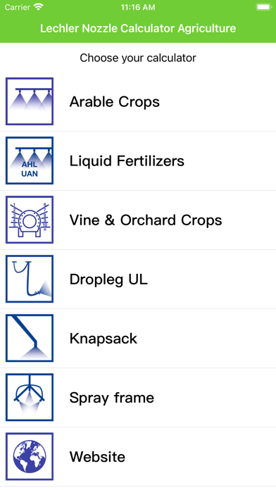 Lechler Agriculture Screenshot