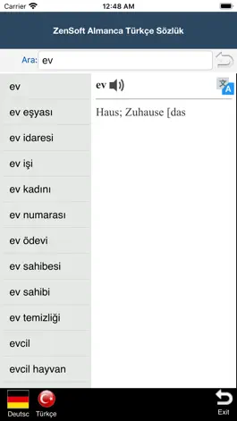 Game screenshot Almanca Türkçe Sözlük -Zensoft hack