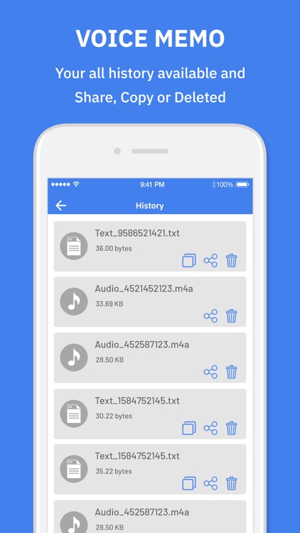 Voice Memo : Text To Speech screenshot-4