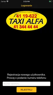 taxi alfa kielce iphone screenshot 2
