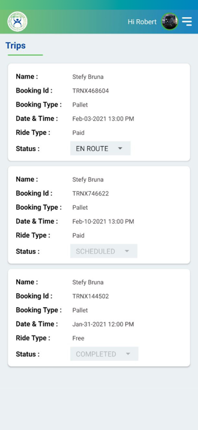 WePickUpPallets® Driver