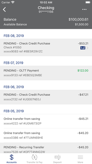 Holcomb Bank Consumer Screenshot