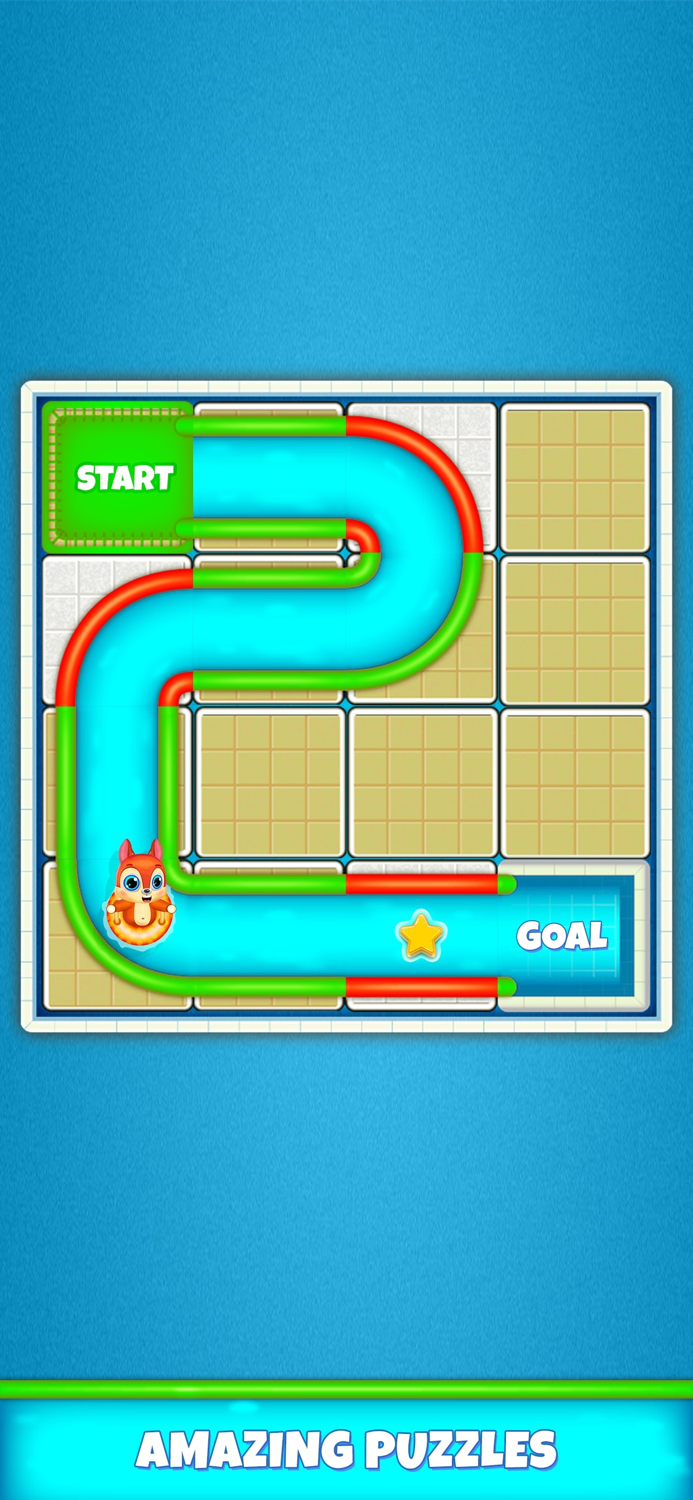 Chipmunk escape - slide puzzle