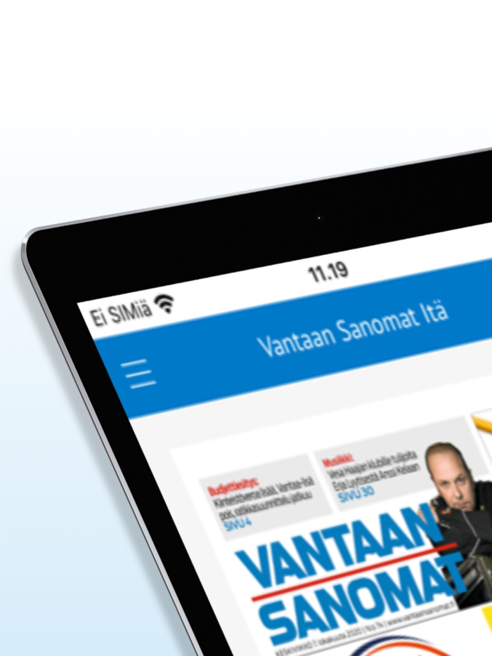 Vantaan Sanomat päivän lehti