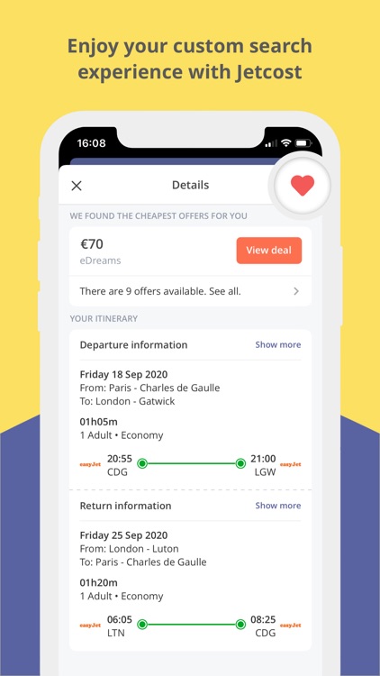 Jetcost - Flights, Car Rental screenshot-5