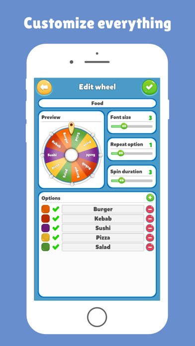 Screenshot #2 pour Decision Maker: Spin the Wheel