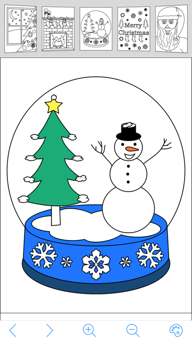 Screenshot #2 pour My Holiday Coloring Book