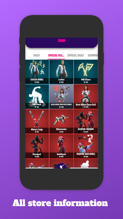 Dances and Skins for Fortnite Screenshot