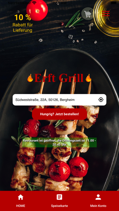 Erft Grill Screenshot