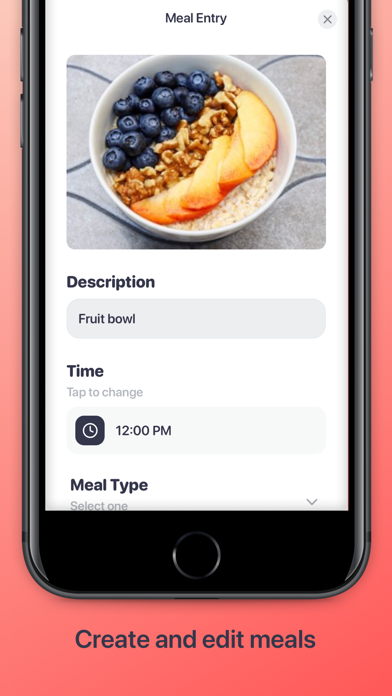 Your Food Journal Screenshot