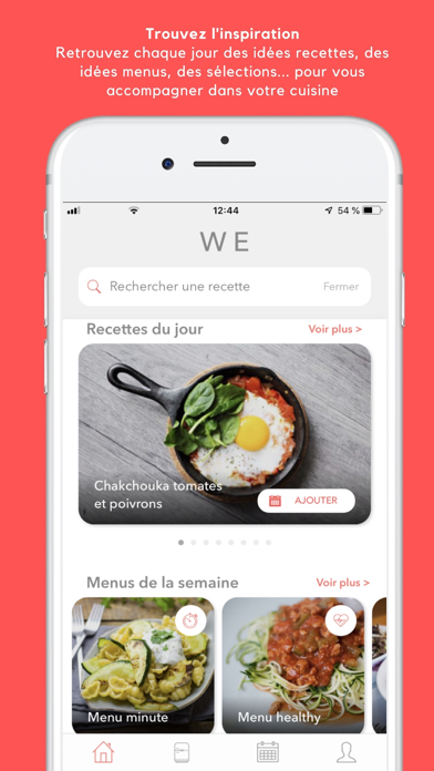 Screenshot #1 pour WizzEat - Recettes du frigo