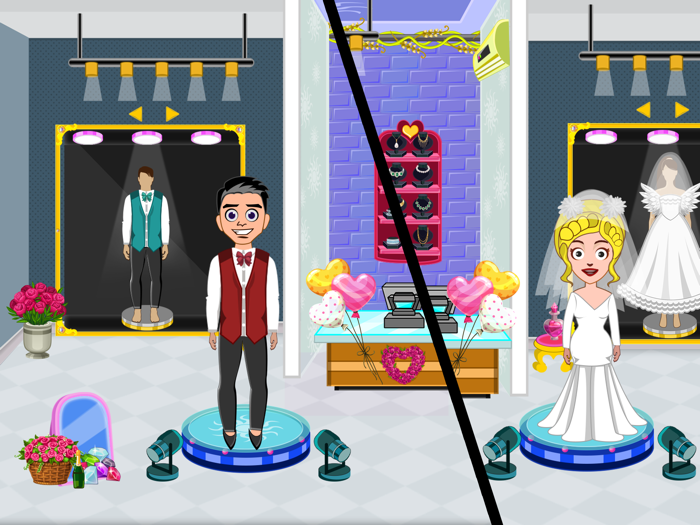 Pretend Town Wedding Party